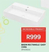 Cera Basin Rectangle Easy