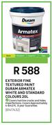 Duram Armatex Exterior Fine Textured Paint (White & Standard Colours)-20Ltr