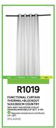 Functional Curtain Thermal + Blockout 145x260cm Country
