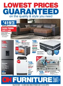 OK Furniture Botswana : Lowest Prices Guaranteed (28 May - 16 June 2025)