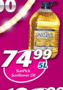 Sunpick Sunflower Oil-5Ltr