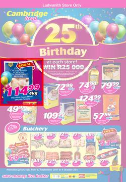 Cambridge Food Ladysmith : 25th Birthday (22 Sep - 4 Oct 2017), page 1