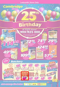Cambridge Food Ladysmith : 25th Birthday (22 Sep - 4 Oct 2017), page 1