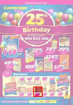 Cambridge Food Ladysmith : 25th Birthday (22 Sep - 4 Oct 2017), page 1