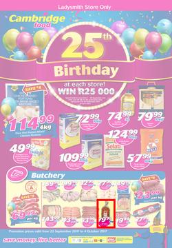 Cambridge Food Ladysmith : 25th Birthday (22 Sep - 4 Oct 2017), page 1