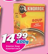 Knorrox Soup Assorted-400gm