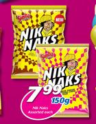 Nik Naks Assorted-150gm