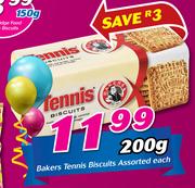 Bakers Tennis Biscuits Assorted-200gm