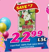 Liqui-Fruit 100% Fruit Juice Blend Assorted-1.5Ltr