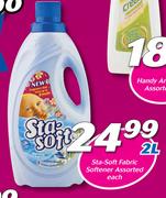 Sta-Soft Fabric Softener Assorted-2Ltr