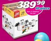 Hart J7 Polished 10-Piece Pot Set