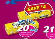 Sunlight Laundry Soap Assorted-2X500gm
