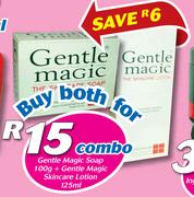 Gentle Magic Soap 100gm+Gentle Magic Skincare Lotion 125ml Combo