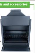 Megamaster 750 Sizzler Built In Braai Excludes Flue Gather L76cm x W44.5cm x H73cm 81436195