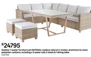  Naterial Outdoor 7 Seater Furniture Set 81467998