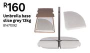 Umbrella Base Slice Grey 13Kg 81471092