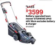 Sterwins Battery-Operated Lawn Mower Up40 40V 36cm 