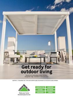 Leroy Merlin : Get Ready For Outdoor Living (1 December - 31 December 2022)