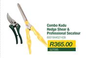 Lasher Combo Kudu Hedge Shear & Professional Secateur