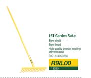 Lasher 16T Garden Rake