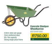 Lasher Concrete Steelpan Wheelbarrow