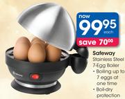 Safeway Stainless Steel 7 Egg Boiler