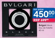 Bvlgari Black Eau De Toilette-40Ml