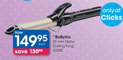 BaByliss 25mm Nano Curling Tong-2325E