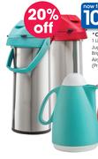 Clicks 1ltr Bright Plastic Vacuum Jug
