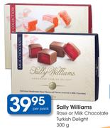 Sally Williams Rose Or Milk Chocolate Turkish Delight-300g Per Pack