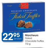 Marcheurs Flaked Chocolate Truffles-112g Per Pack