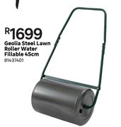 Geolia Steel Lawn Roller Water Fillable 45cm   81437401