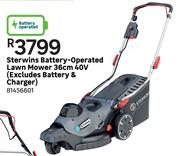 Sterwins Battery-Operated Lawn Mower (36cm 40V)  81456601