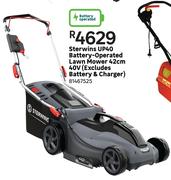 Sterwins UP40 Battery Operated Lawn Mower 42cm 40V 81467525