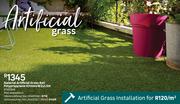 Naterial Artificial Grass Roll Polypropylene H20mm x W2m x L5m 81401337