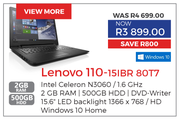 Lenovo 110-15IBR 80T7