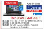 Lenovo ThinkPad E460 20ET