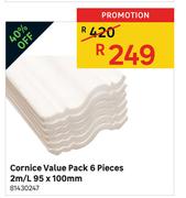 Cornice Value Pack 6 Pieces 2m/L 95 x 100mm