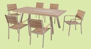 Patio Table Kiev Wood & Metal