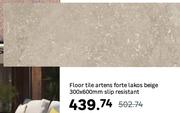 Artens Floor Tile Forte Lakos Beige Slip Resistant 300 x 600mm