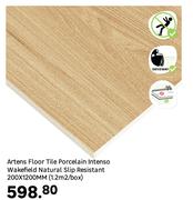 Artens Floor Tile Porcelain Intenso Wakefield Natural Slip Resistant 200 x 1200MM (1.2 Sqm/Box)