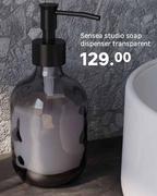 Sensea Studio Soap Dispenser Transparent