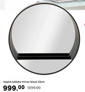 Inspire Tableto Mirror Black-55cm