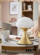 Inspire Brushed Brass Beside Lamp