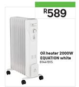 Equation Oil Heater 2000W (White)