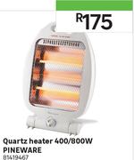 Pineware Quartz Heater 400/800W Pineware