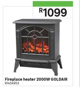 Goldair Fireplace Heater 2000W 