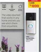 Ring Satin Nickel Video Doorbell 81454771