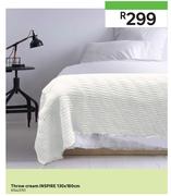 Inspire Throw Cream 130 x 180cm