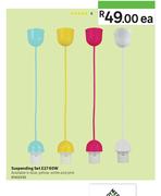Suspending Set E27 60W-Each